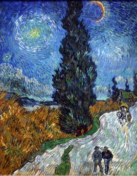 Zypressenweg 3 Vincent van Gogh Ölgemälde